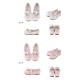 Sheep Puff Strawberry Flat Shoes(Limited Pre-Order/4 Colours/Full Payment Without Shipping)